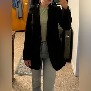 Black oversized blazer